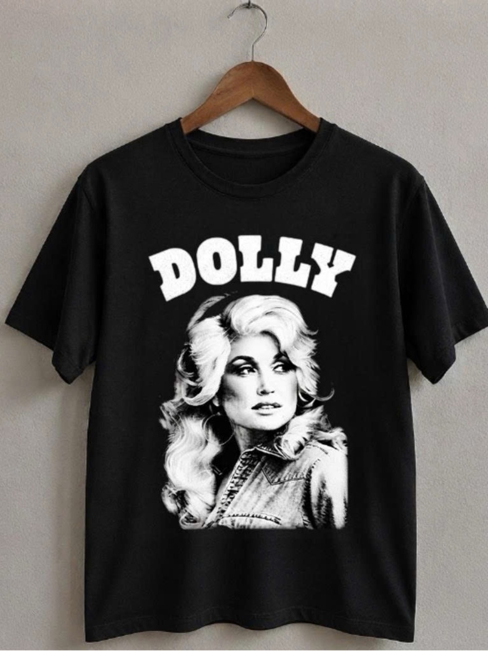 Gildan Black Dolly Parton Graphic Tee